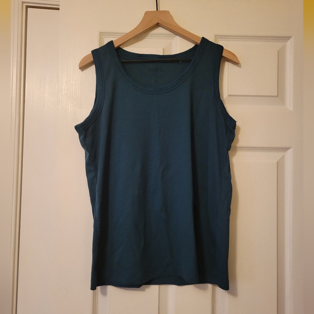 NWOT Bonita Tank Top, Turquoise XL